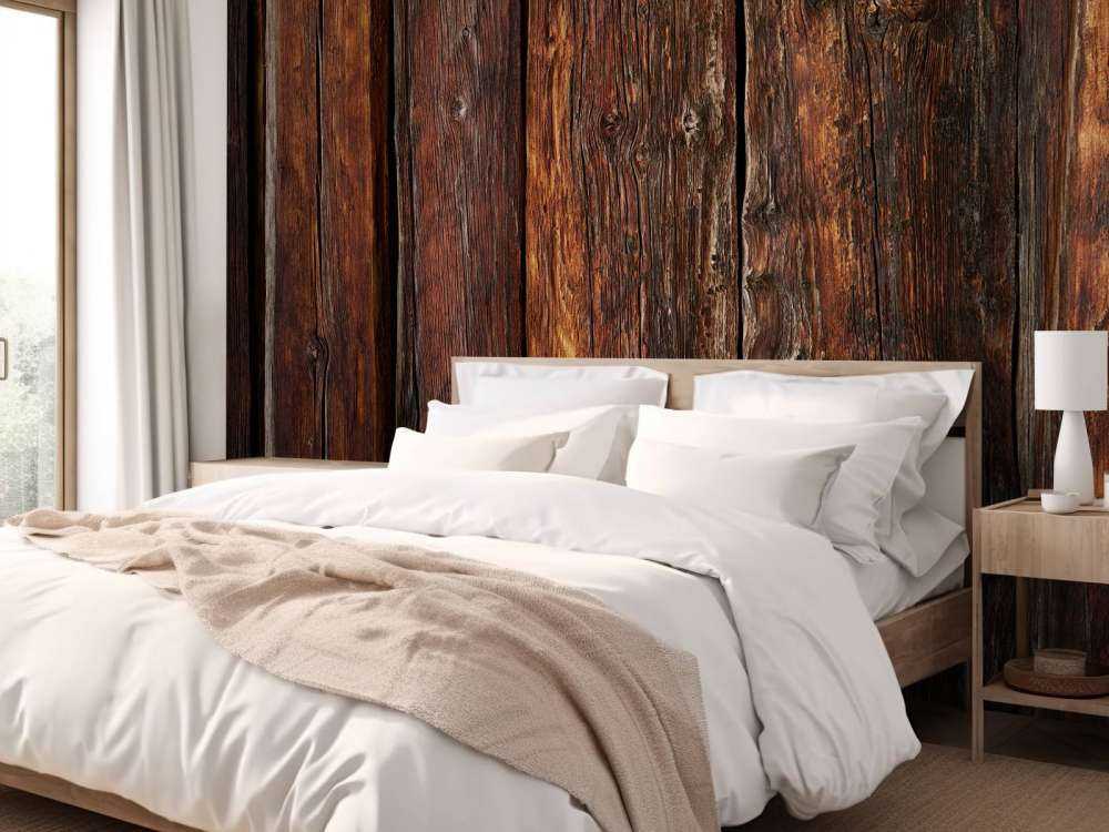 Wypalone drewno pionowe