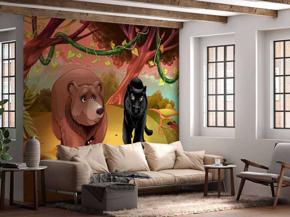 Przyjazne zwierzęta z dżungli