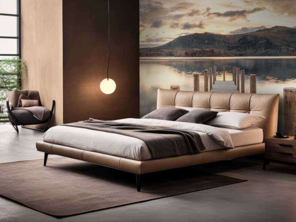 Drewniane molo nad jeziorem