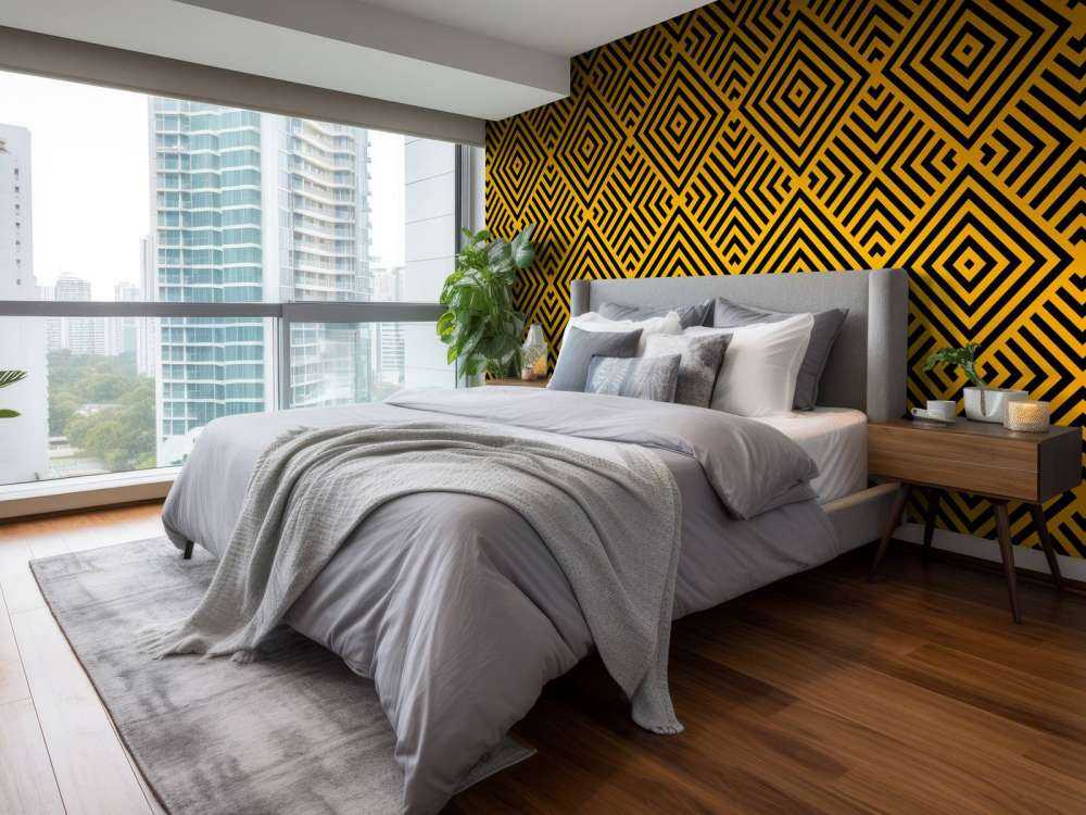 Czarny i złoty Art Deco