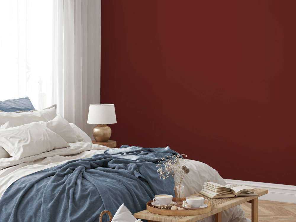 Ciemno czerwony brąz