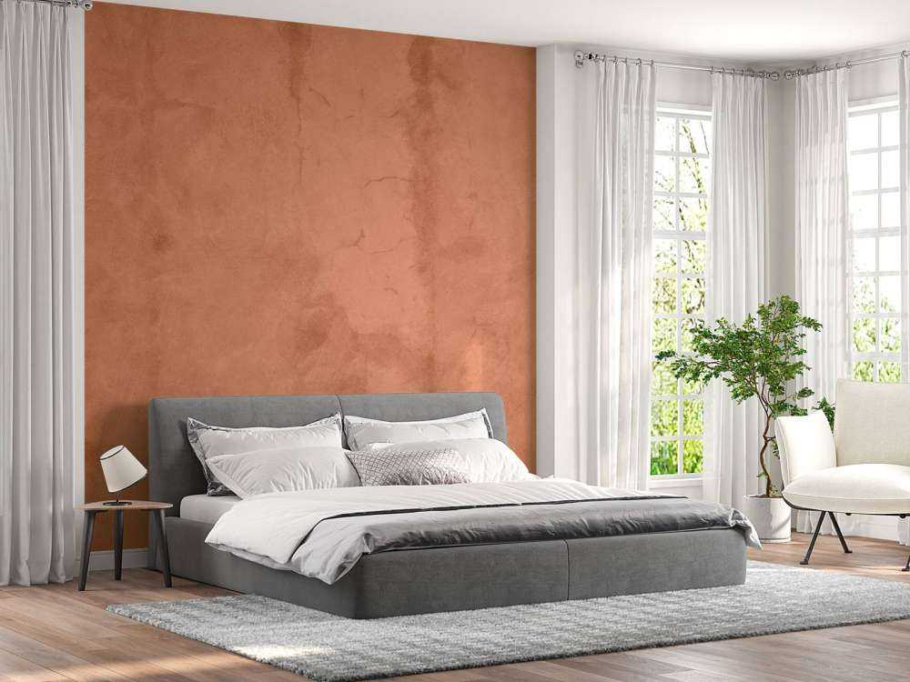 Beton kolorze terakoty