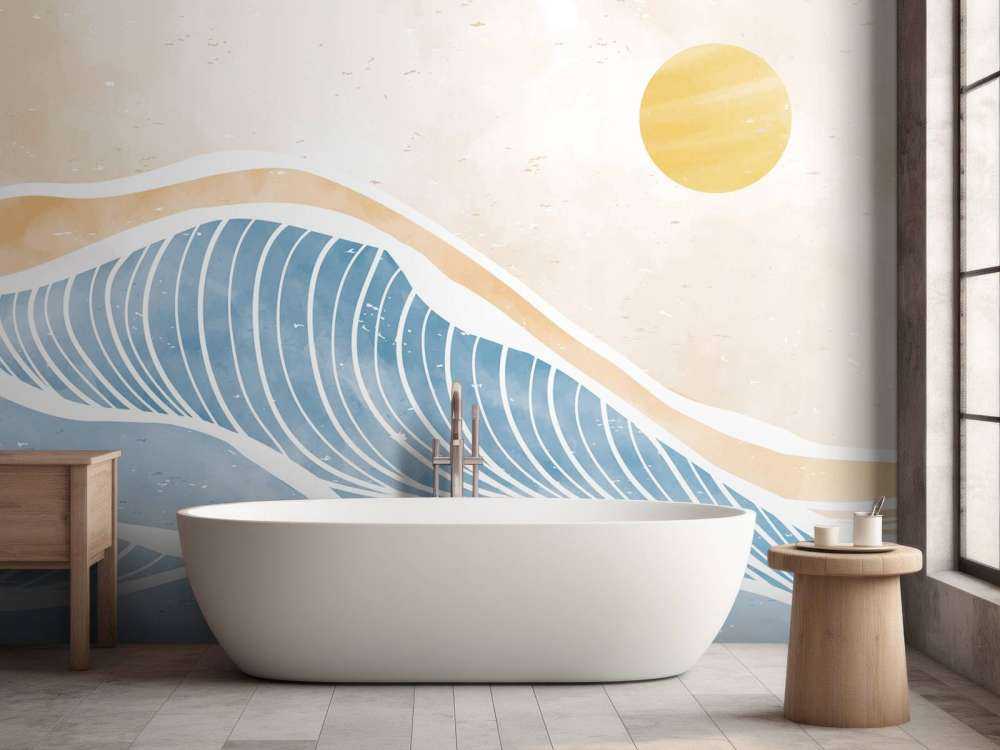 Niebieskie fale dla słońca