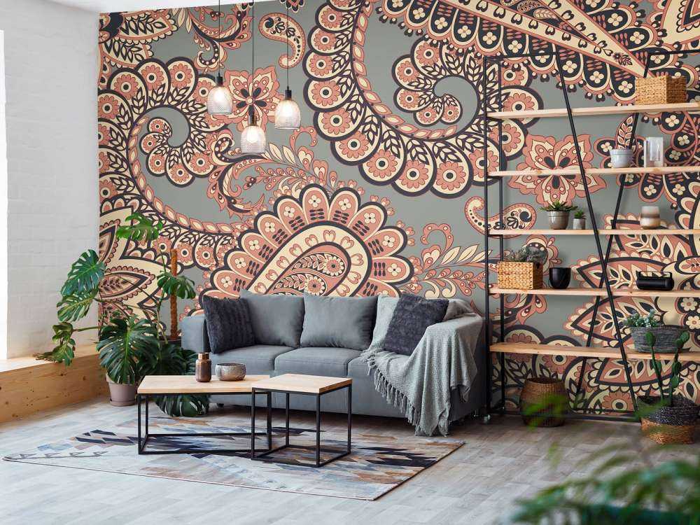 Staroindyjskie wzory kwiatowe