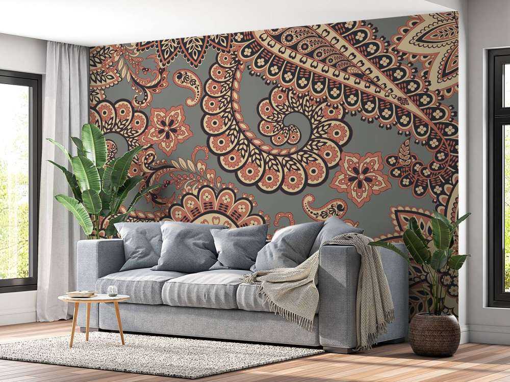 Staroindyjskie wzory kwiatowe