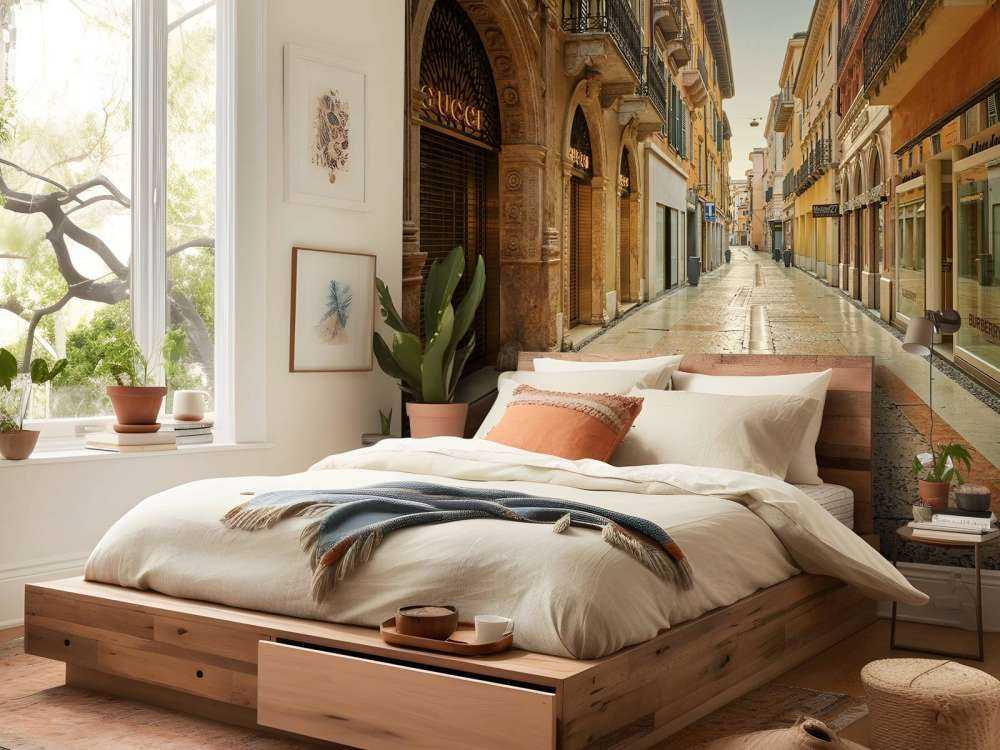 Ulica handlowa we Włoszech