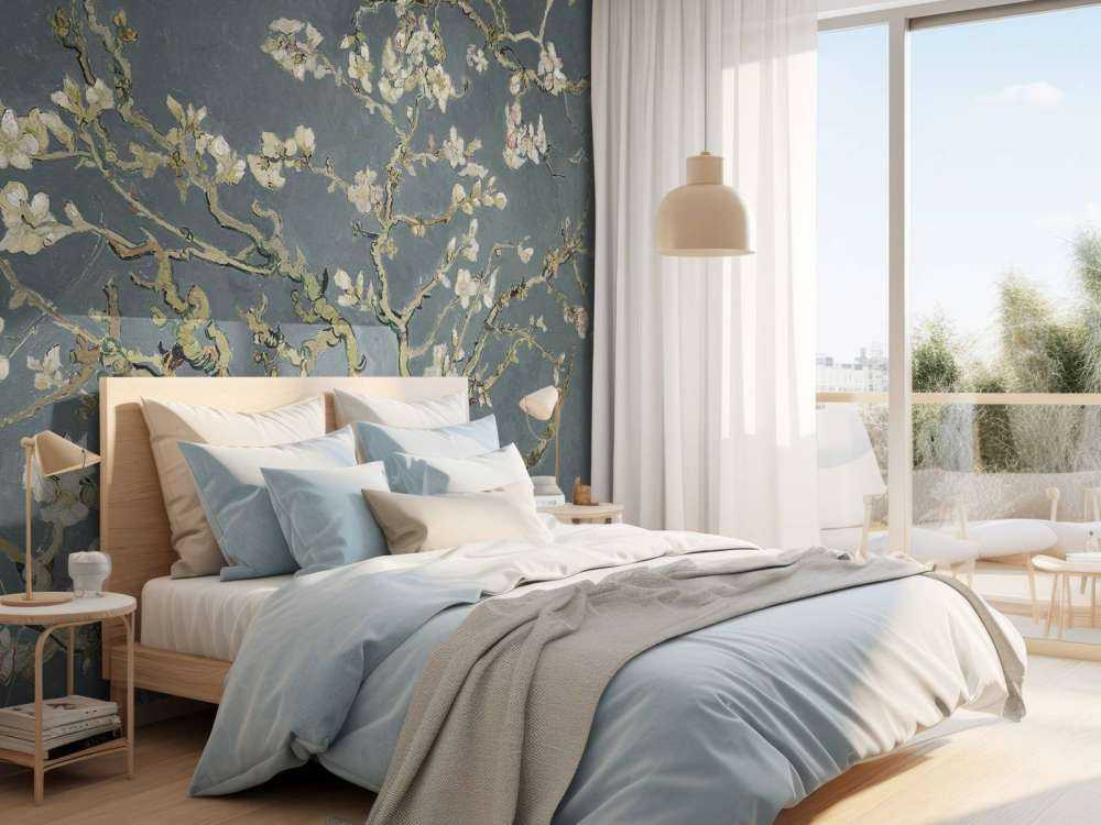 Kwiat migdałowca w rozkwicie