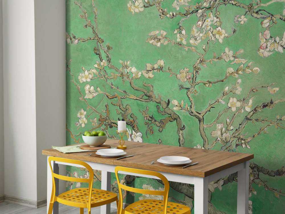 Wiosenny kwiat migdałowca