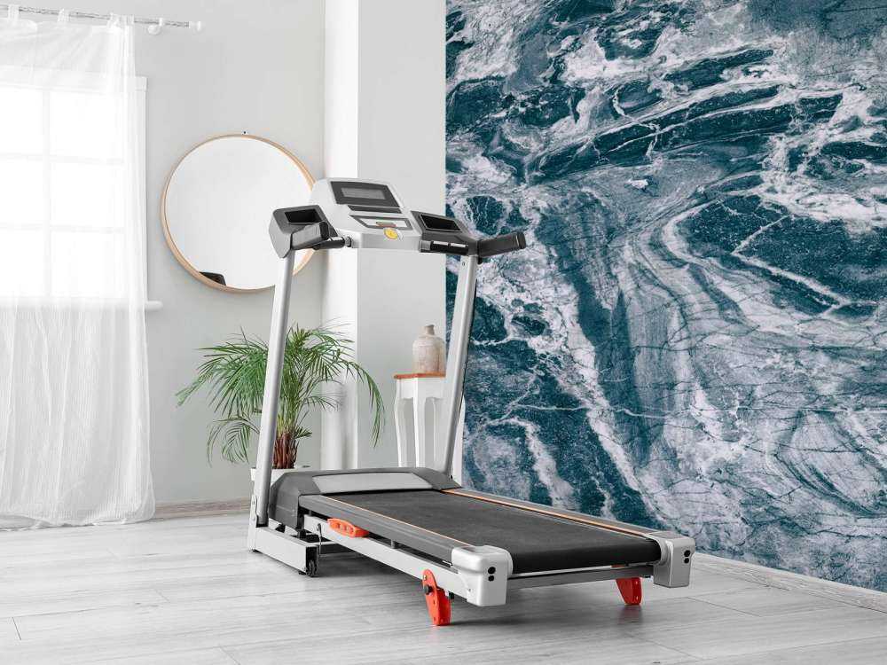 Niebieski abstrakcyjny marmur