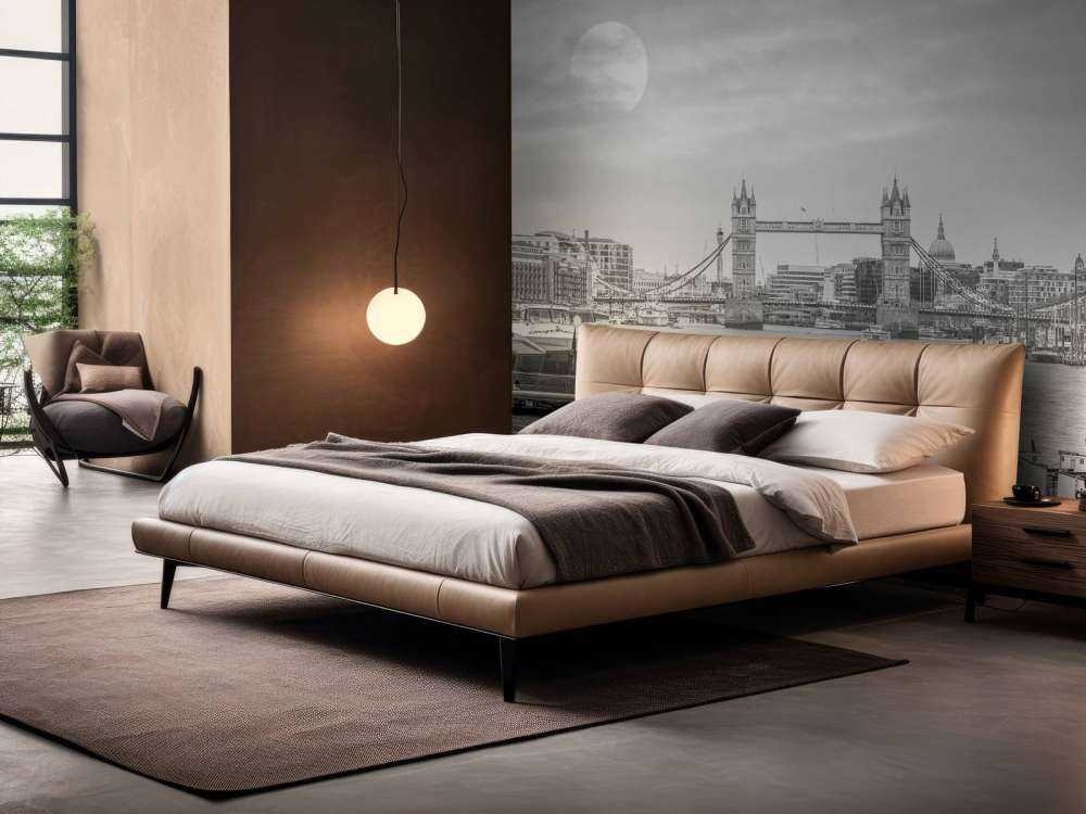 Pejzaż miejski Londynu w czerni i bieli