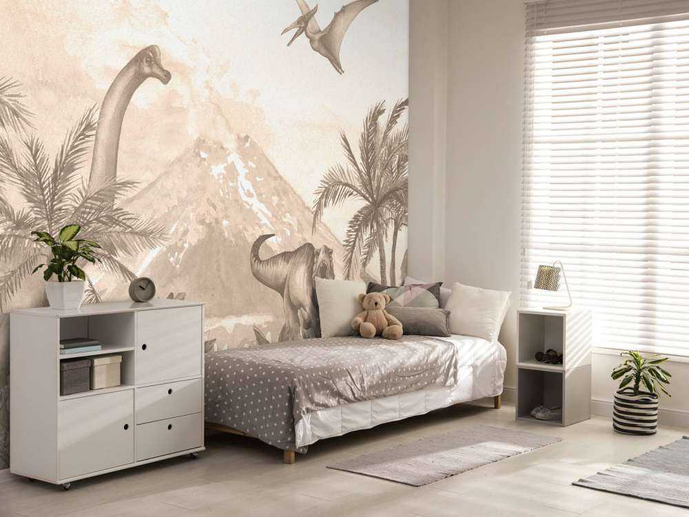 Różne dino w kolorze taupe