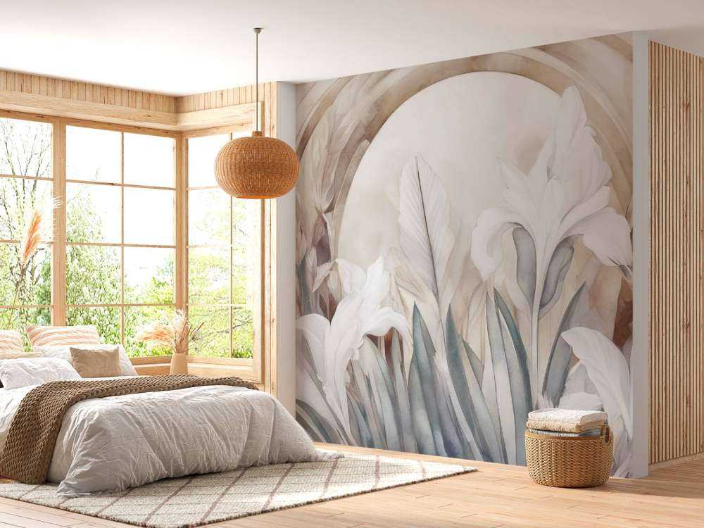 Irysy o wschodzie słońca szare