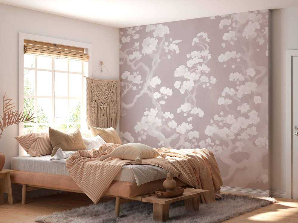 Cudowny kwitnący las - różowy