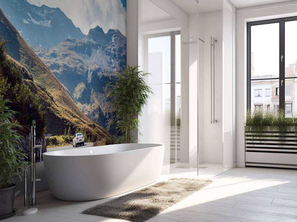 Panorama górskiej drogi