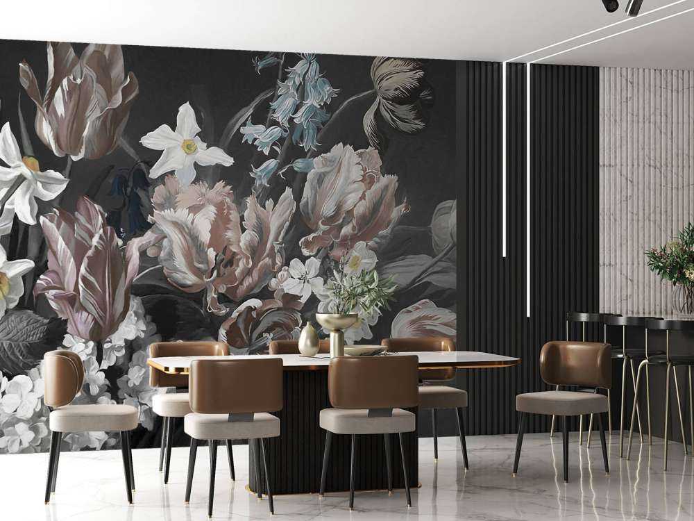 Bukiet z pomarańczowymi piwonami