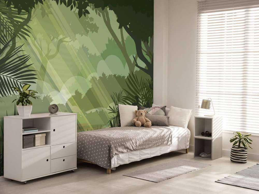 Illustratie groene jungle