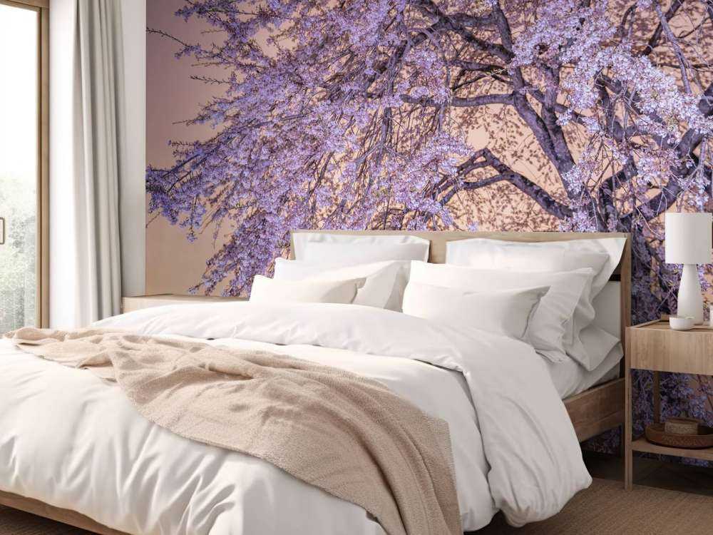 Kwiaty o zachodzie słońca