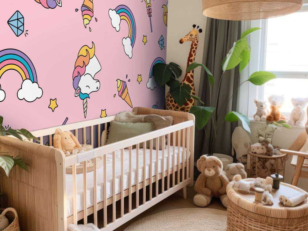 Kolorowy wzór jednorożca