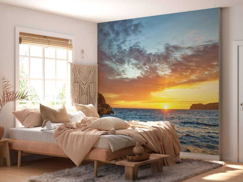 Zachód słońca na wyspie