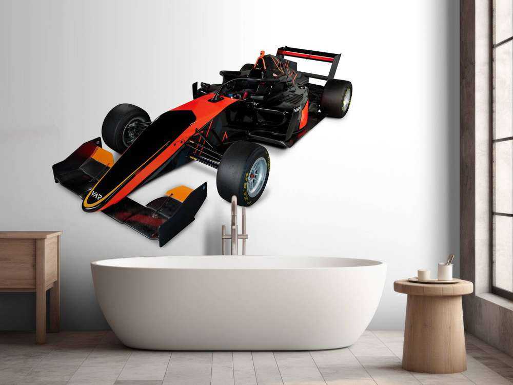 Formula 3 - Left front view, 3d