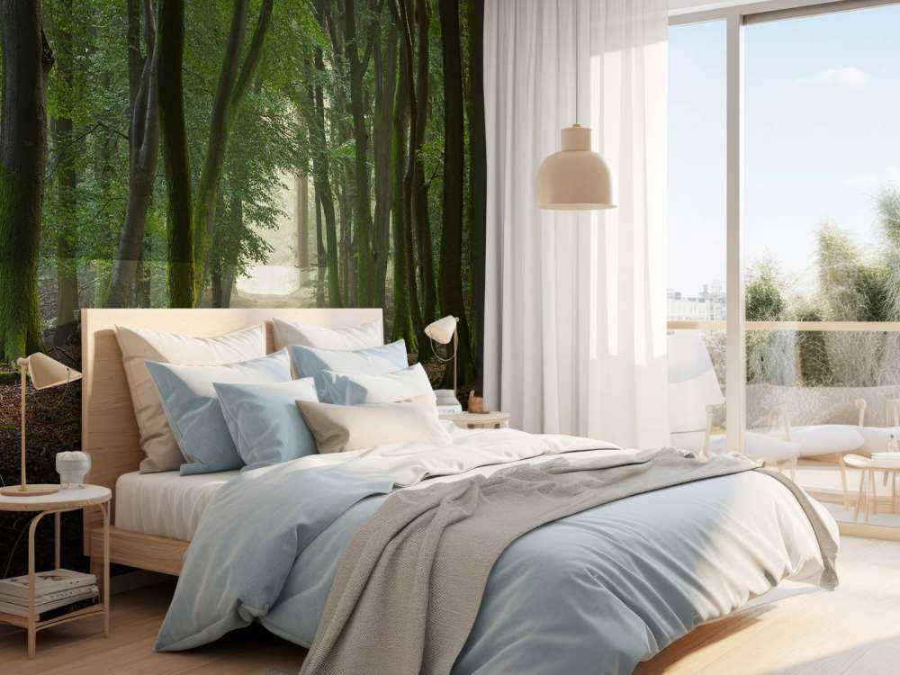 Droga piaskowa w lesie