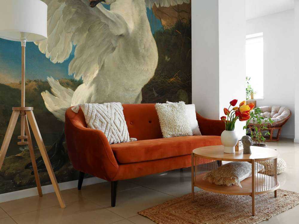 Zagrożony łabędź