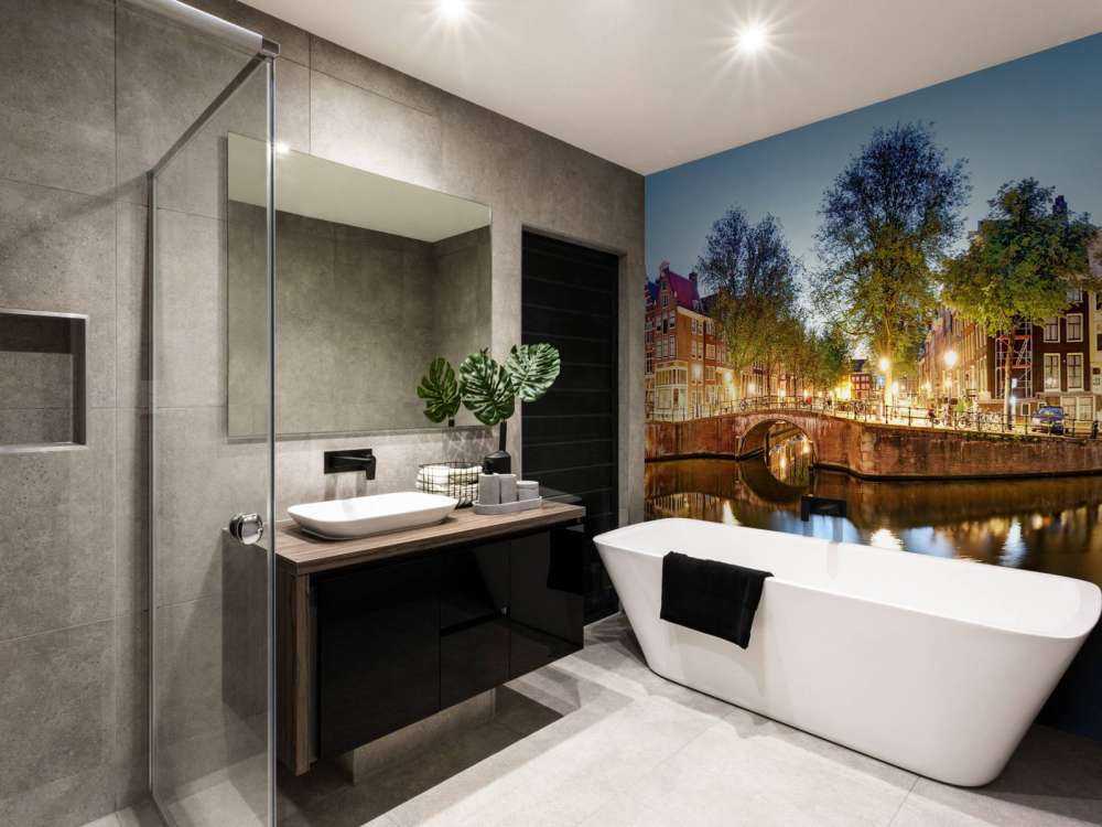 Amsterdam w nocy