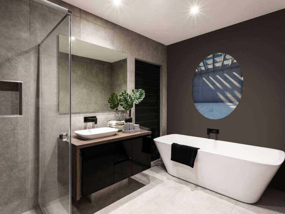 Pusta przestrzeń z otwartym dachem