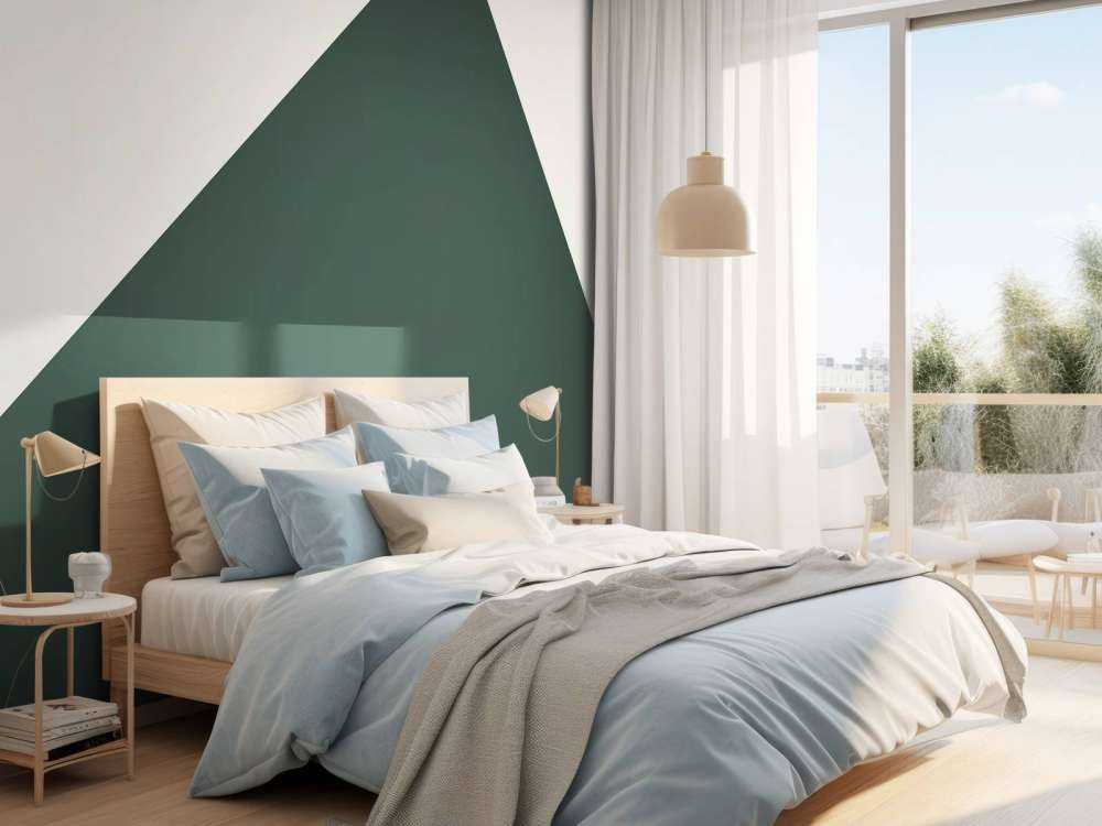 Trójkąt, ciemnozielony