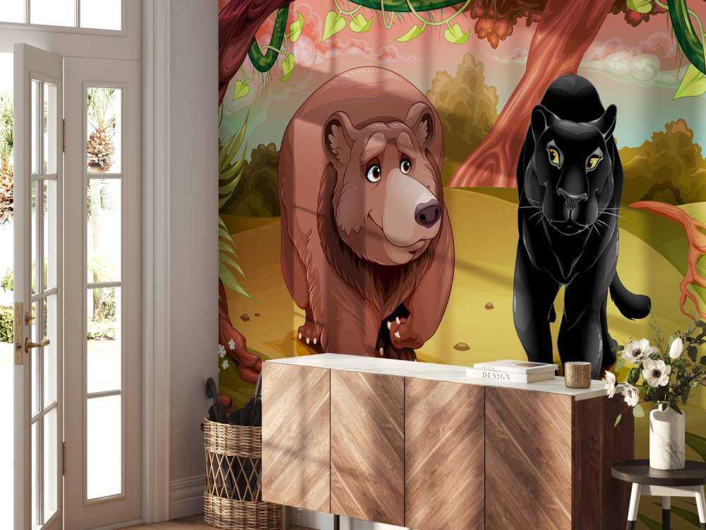 Przyjazne zwierzęta z dżungli