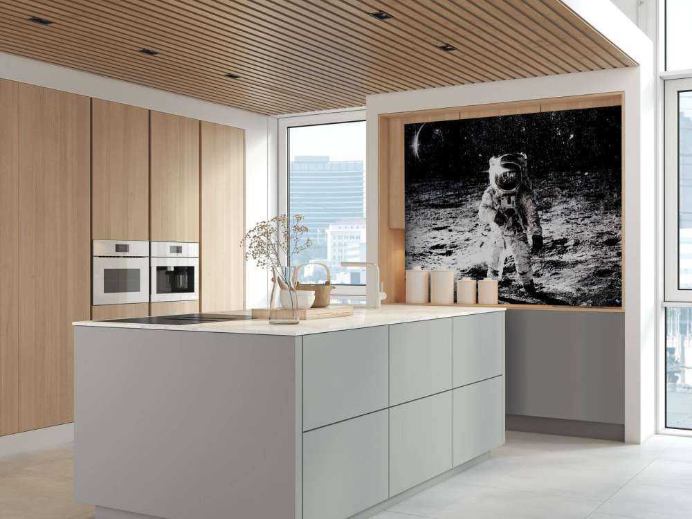 Astronauta w stylu vintage