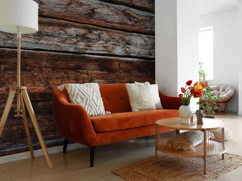 Szorstkie, zwietrzałe drewno