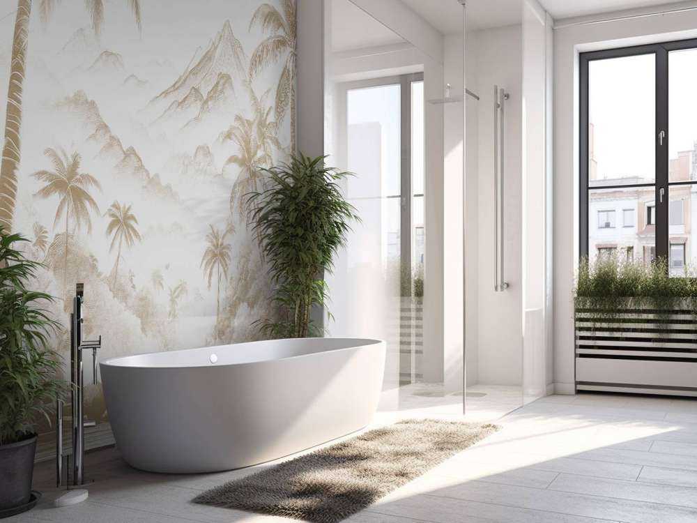 Spokojna Zatoka Palmowa, taupe