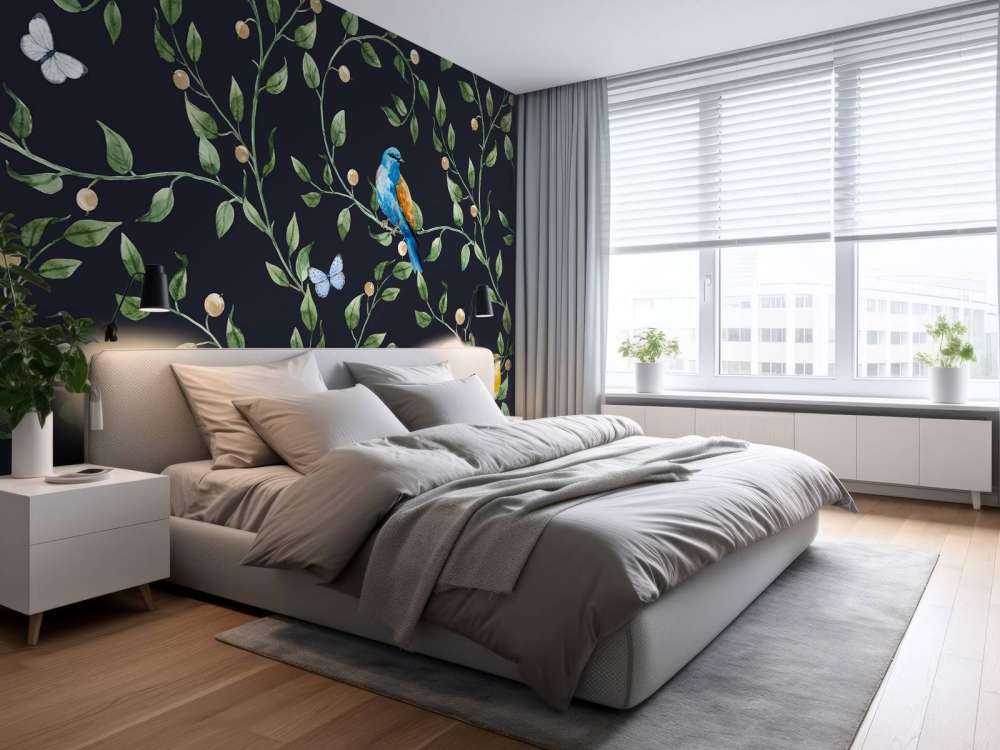 Nocny ogród Śpiew ptaków