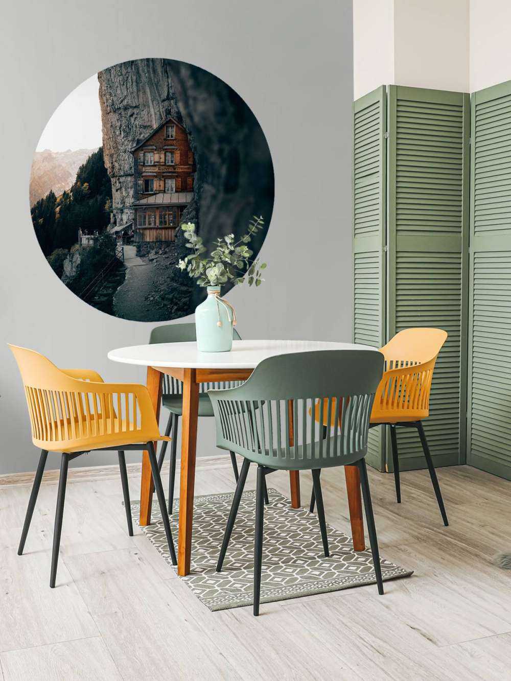 Górska chata w Alpach