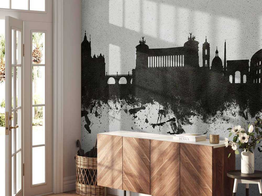 Akwarela panorama, Rzym