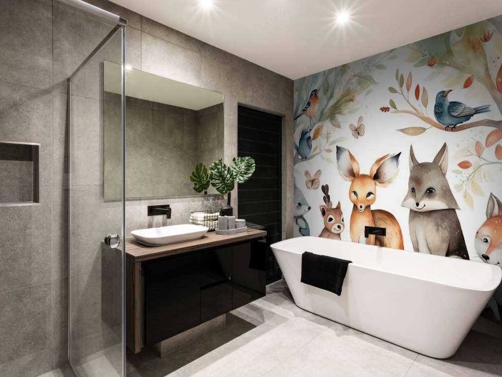 Leśna narracja Zespół akwareli