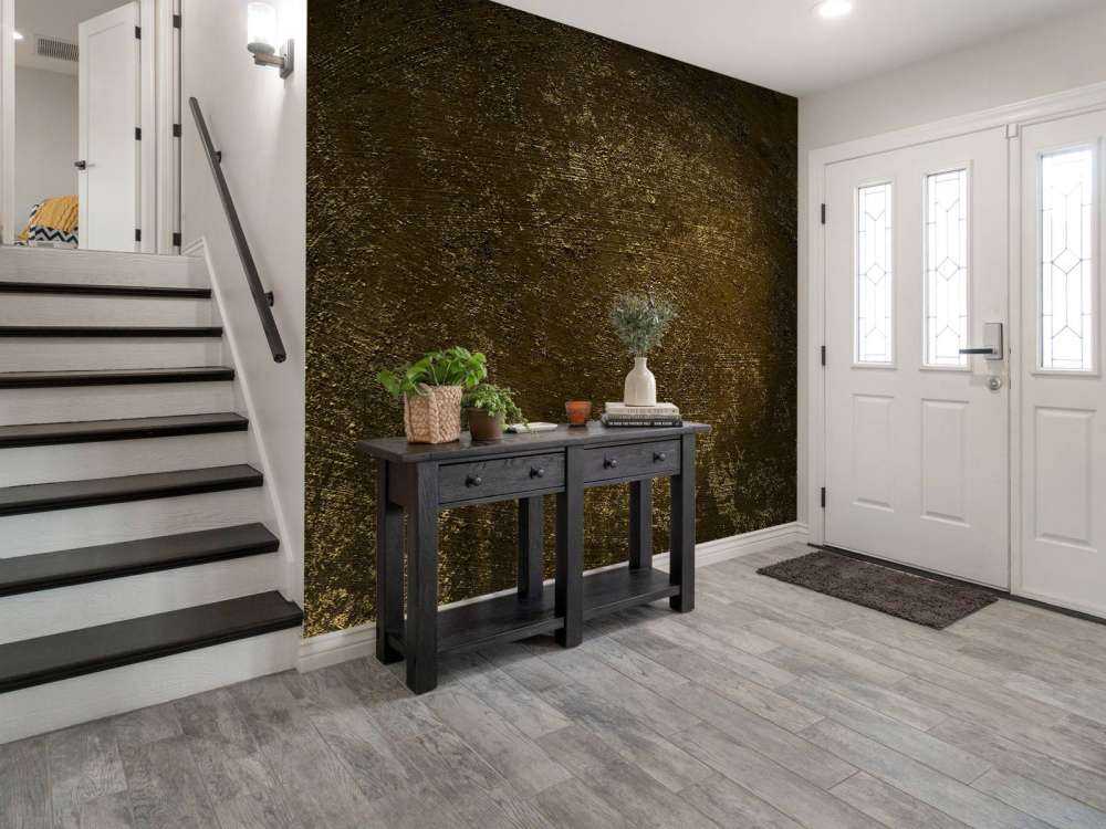 Złota świecąca struktura