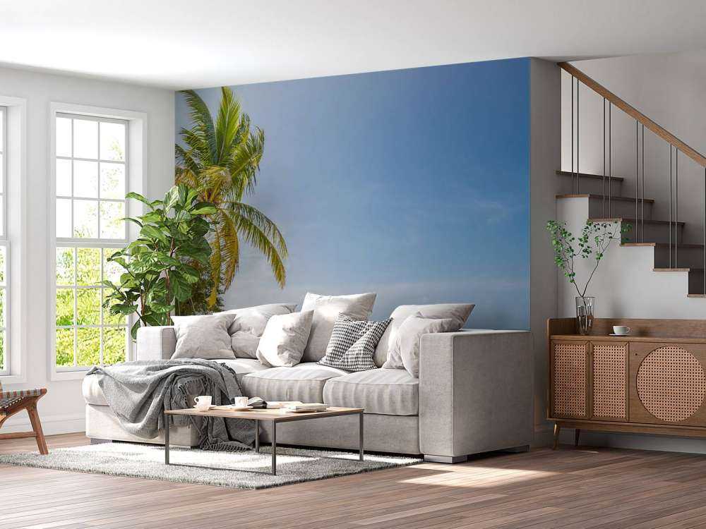 Tropikalna plaża z huśtawką