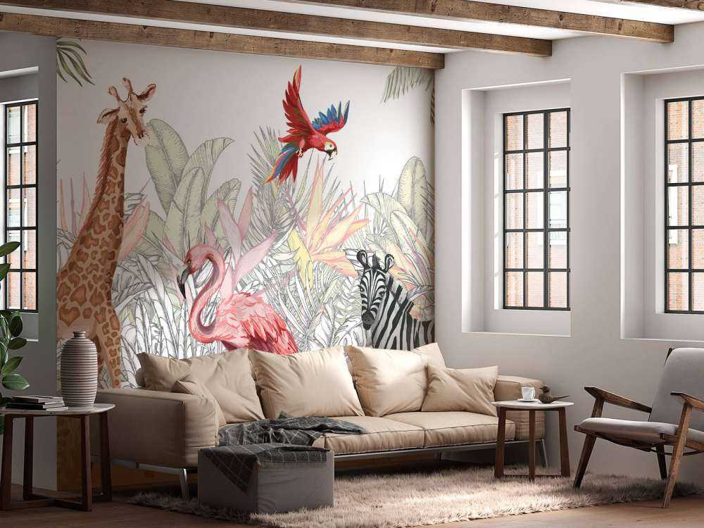 Zwierzęta rysowane ręcznie