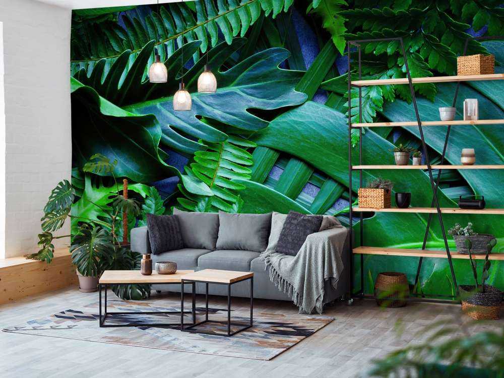 Zielone liście dżungli