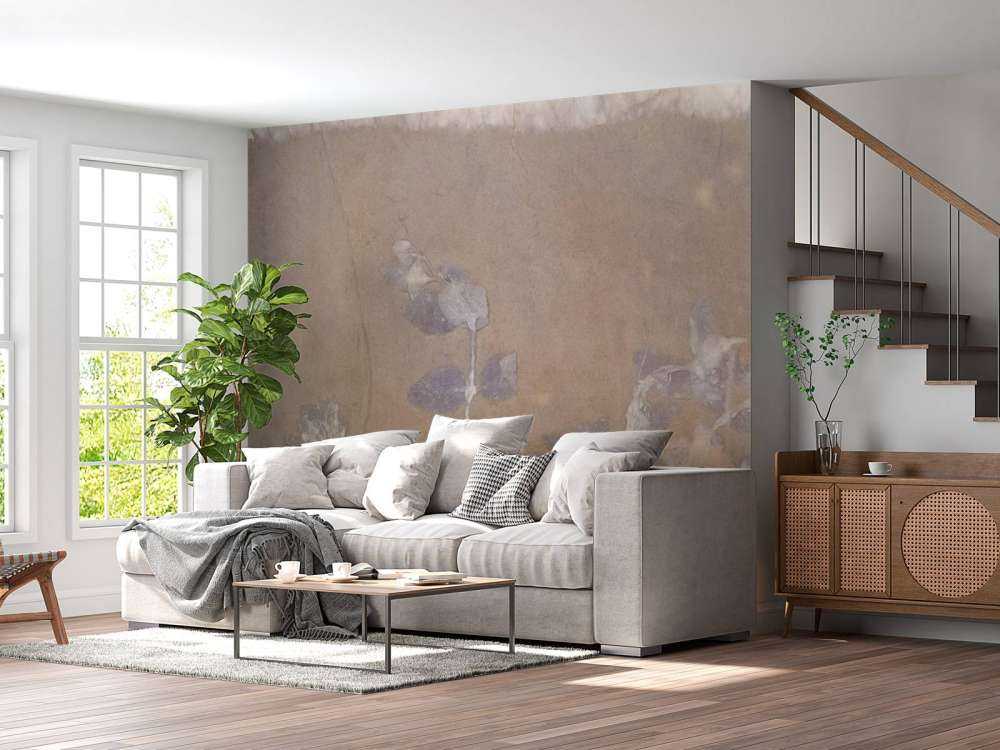 Wilde geranium i sneeuwbes - bursztyn