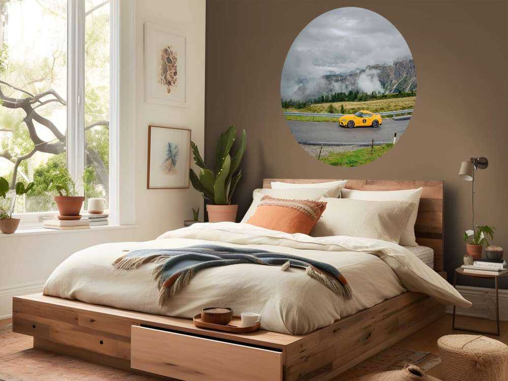 Sportowe samochody w Dolomitach