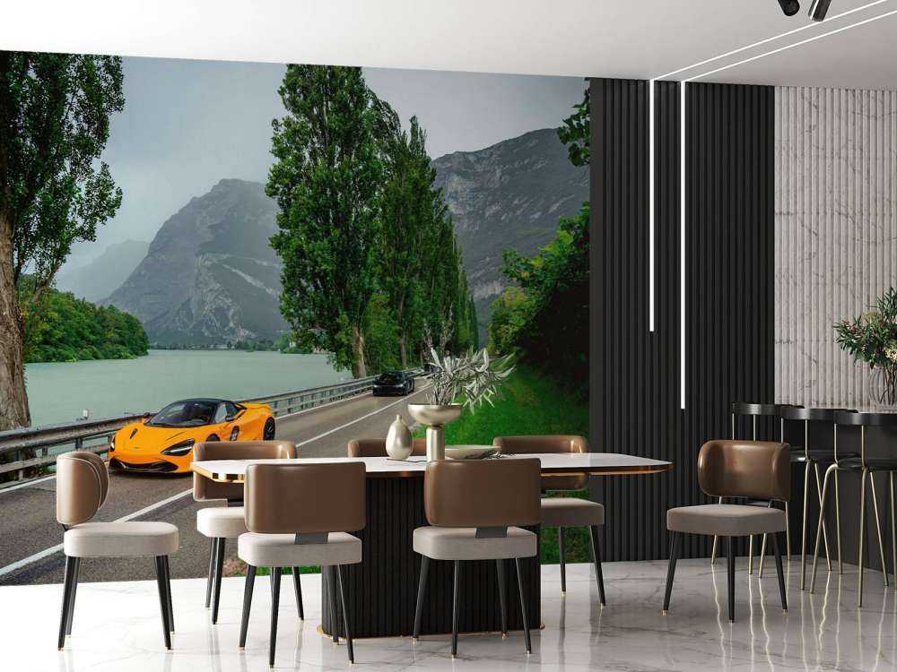 Ryt przez Alpy wzdłuż jeziora