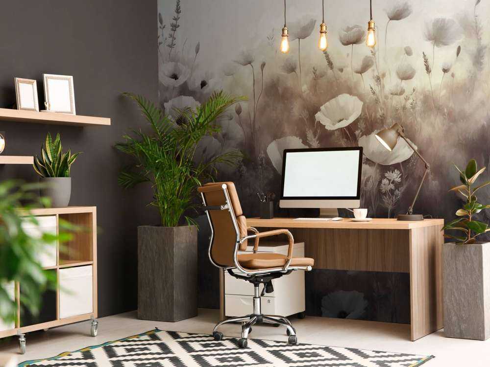 Taniec dzikich kwiatów - czarny