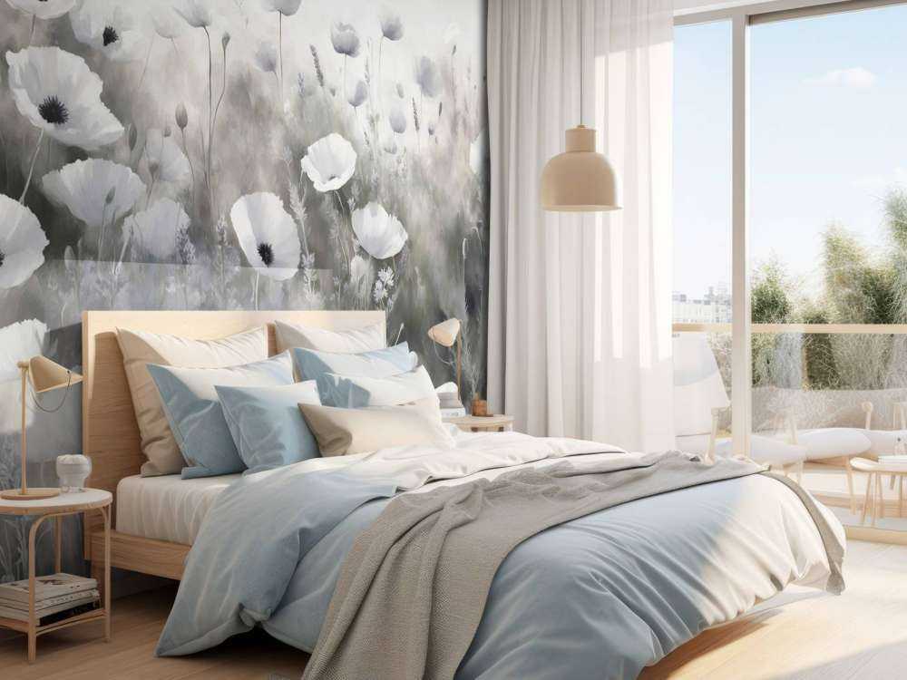 Taniec dzikich kwiatów - szary