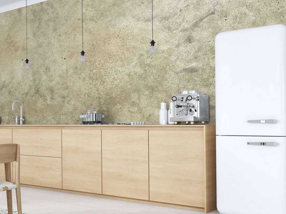 Jasnoszary beton polerowany na wysoki połysk