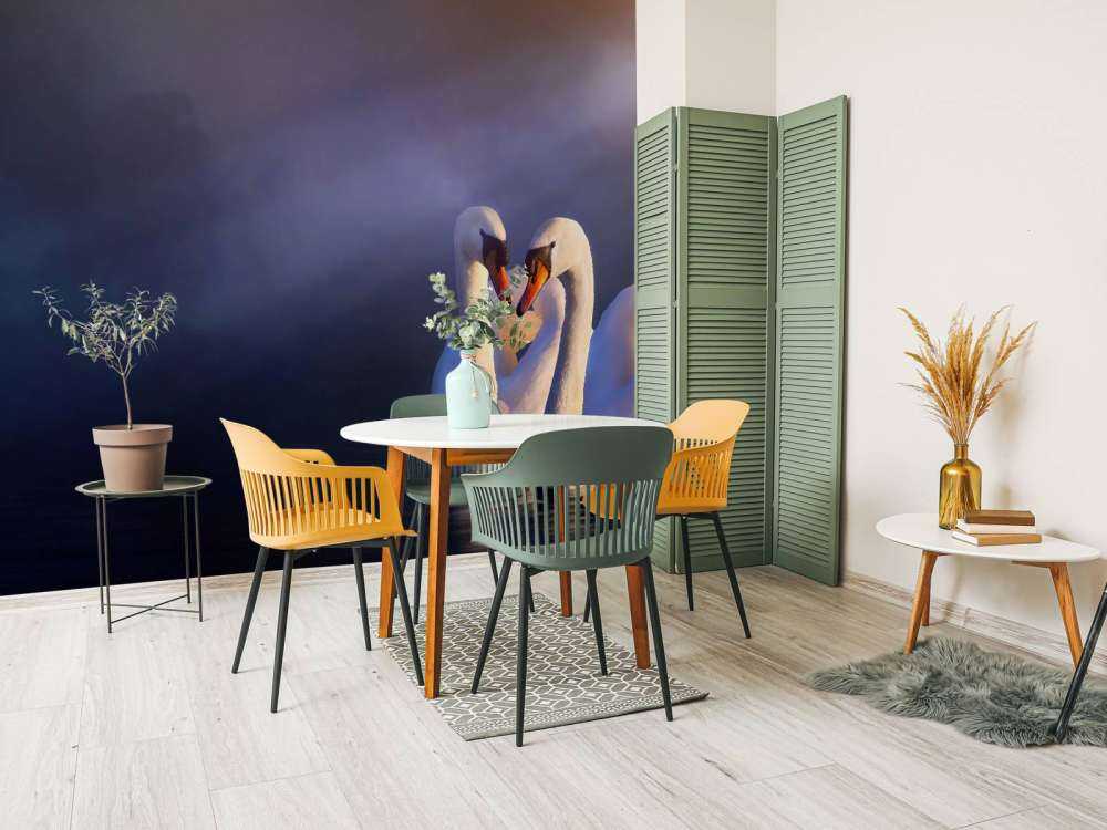 Kocham parę białych łabędzi