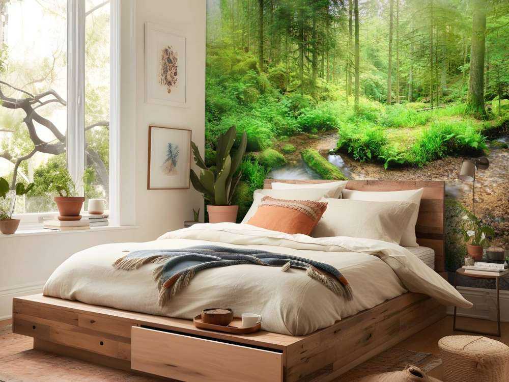 Urokliwy krajobraz leśny