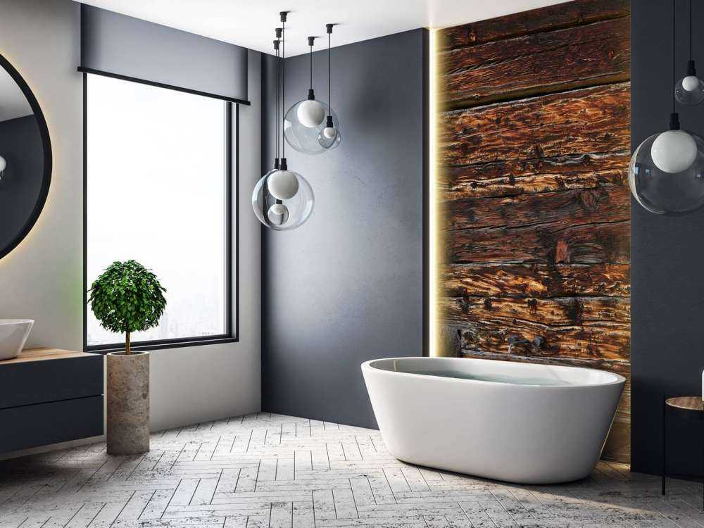 Barwione stare drewno